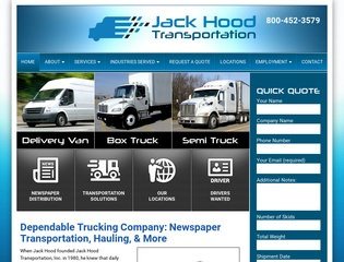 Transportation & Trucking Website Design 