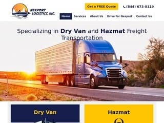 Logistics Website Design