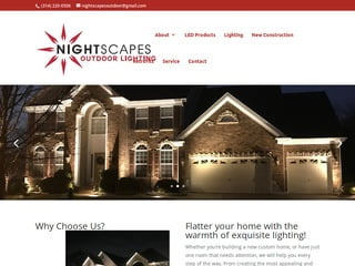 Landscaping Website Design Before Website Redesign