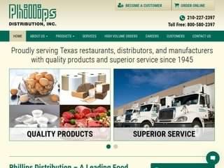 Food Service Distributor Website Design