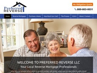 Reverse Mortgage Website Designs