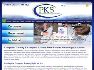 Premier Knowledge Solutions After Website Redesign