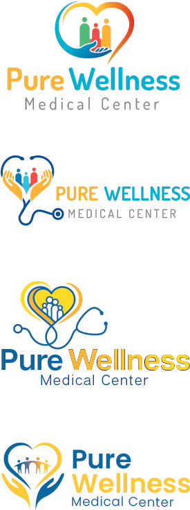 Pure Wellness Medical Logos | Logo Design Services