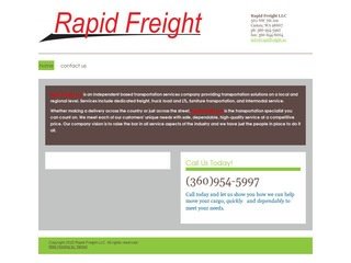 Transportation & Trucking Before Website Redesign