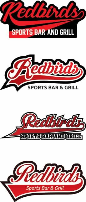 Redbirds Sports Bar and Grill Logos | Logo Design Services