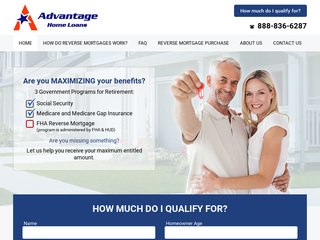 Reverse Mortgage Web Design