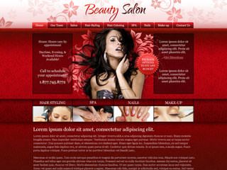 Salon Website Design