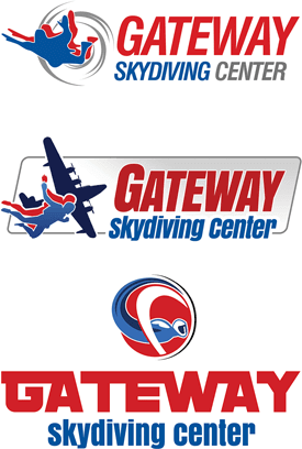 Skydiving Sports Logo Design