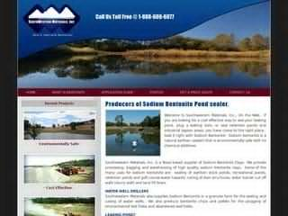 Sodium Bentonite Supplier before Website Redesig