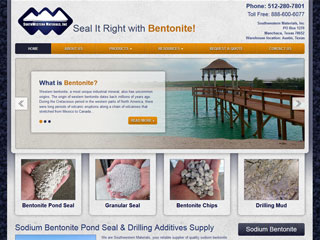 Sodium Bentonite Supplier after Website Redesign