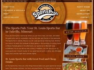 Sports Bar Website Design