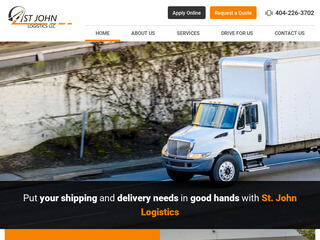 Trucking & Logistics Courier Website Design