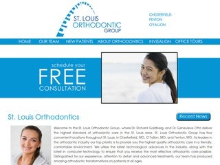 Dentist Website Design Before Website Redesign