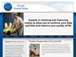 Physical Therapy Website Design