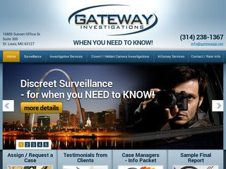 St. Louis Private Investigators Website Redesign