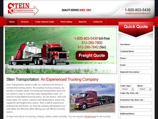 Trucking Company Website Design