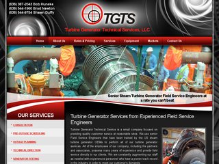 Turbine Generator Technical Services After Website Redesign
