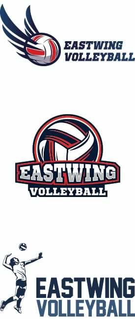 Volleyball Sports Logo Design