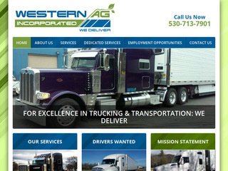 Trucking Website Design