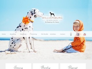 Pet Website Design Before Website Redesign